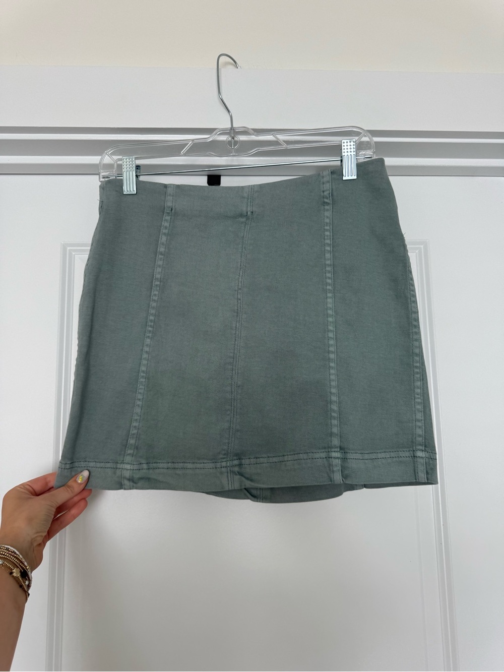 Newbury Kustom Sage Green Women's Mini Skirt